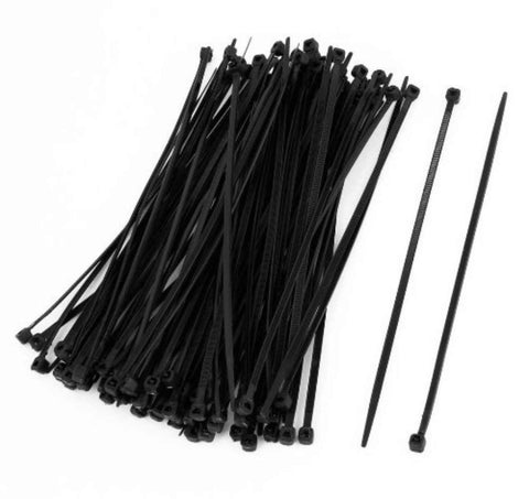 CINTA AMARRA CABLES NEGRA (8*20CM*7) PAQ. 100UNID