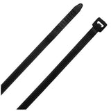CINTA AMARRA CABLES NEGRA (8*20CM*7) PAQ. 100UNID
