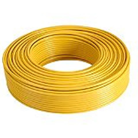 CABLE INSTANTANEO .AMARIL  0.24X58X4.7 100%COBRE 100MTS