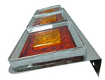 FARO STOP LED 3 CUERPOS CROMADO UNV.