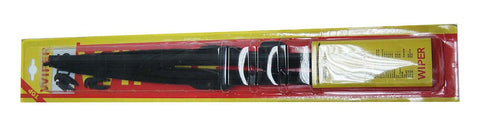 CEPILLO LIMPIAPARABRISAS UNIVERSAL NEGROS KIT. METAL