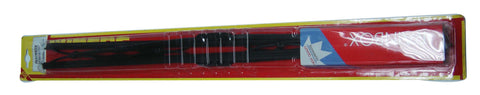 CEPILLO LIMPIAPARABRISAS UNIVERSAL NEGROS KIT. METAL