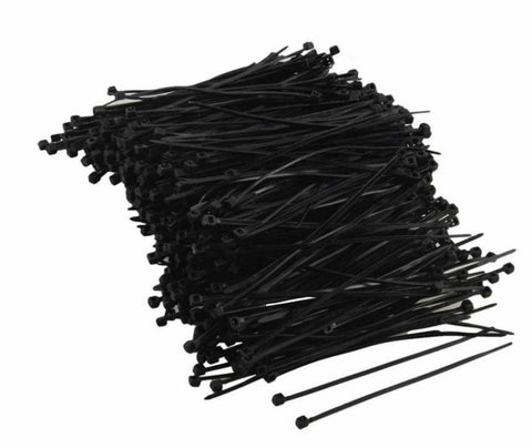 CINTA AMARRA CABLES NEGRA (3*15CM*2.5) PAQ. 100UNID.