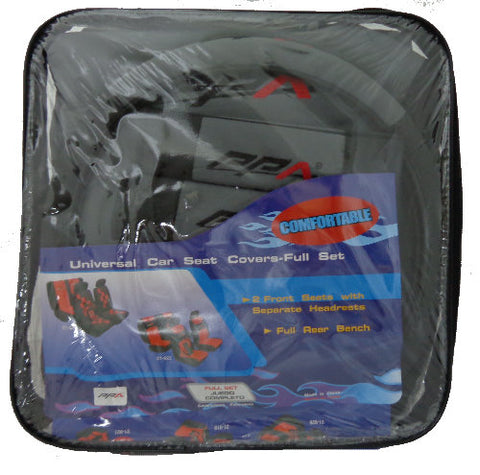FORRO ASIENTO UNIV.KIT 11 PCS GRIS