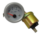 RELOJ INDICADOR DE PRESION OIL (ELECTRICO) FONDO BLANCO.