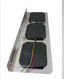 FARO STOP LED 3 CUERPOS CROMADO UNV.