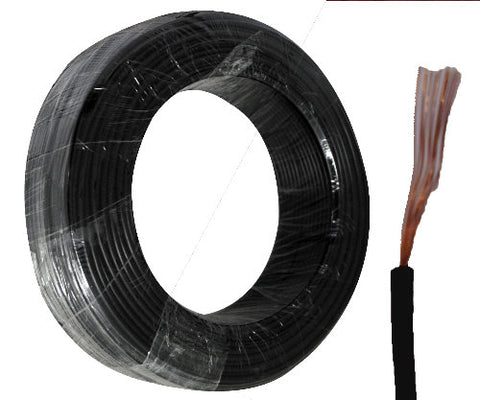 CABLE INSTALACION.NEGRO  0.15X13X2.10 100%COBRE 100MTS