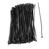 CINTA AMARRA CABLES NEGRA (8*25CM*7) PAQ. 100UNID.