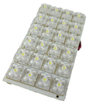 REGLETA LED BLANCA PARA LAMPARA DE TECHO 4X6CMTS 24 LED