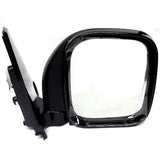 ESPEJO RETROVISOR MITSUBISHI. MONTER. LADO DERECHO NEGRO-MANUAL LD