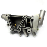 TOMA AGUA  CON TERMOSTATO DE FORD FIESTA M/VIEJO (ALUMINIO)
