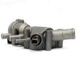 TOMA AGUA  CON TERMOSTATO DE FORD FIESTA M/VIEJO (ALUMINIO)