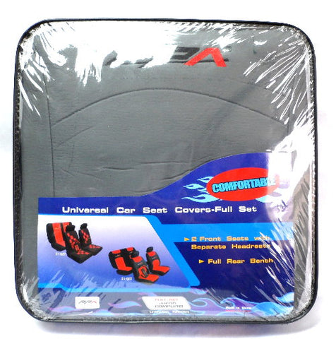FORRO ASIENTO UNIV.KIT 11 PCS GRIS TODO
