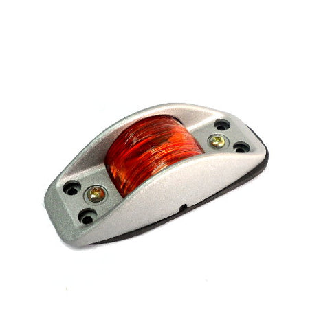 FARO ESQUINERO BASE PLANA AMBAR