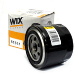 FILTRO DE ACEITE 51381 WIX.  ECLIPSE L4 2.0L 13 APLICACIONES 6-302-047-51381