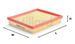 FILTRO AIRE DAEWOO CIELO ESPERO RANCE 026.0025.01 026.0022.01